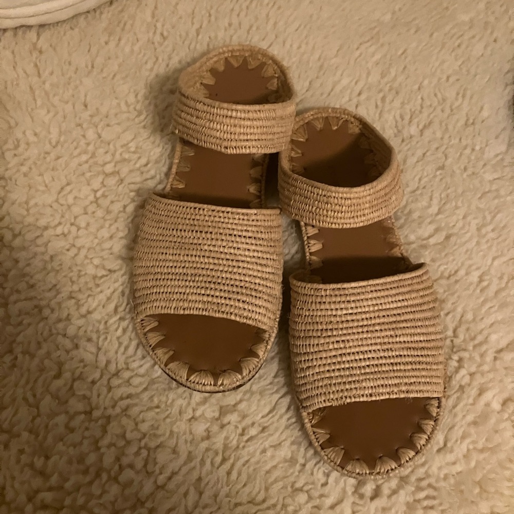 Carrie Forbes Ahmed raffia sandals